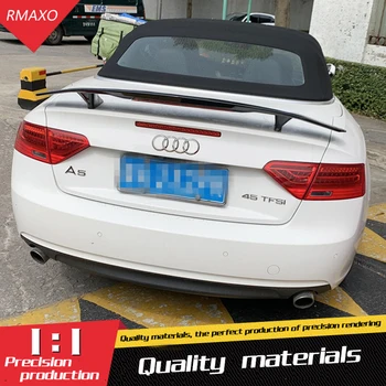 

For Audi A5 coupe Spoiler 2012-2018 Audi A5 cabriolet open car Spoiler TF ABS plastic Material Car Rear Wing Color Rear Spoiler