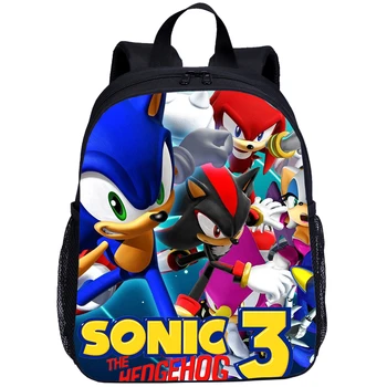 

High Quality Sonic The Hedgehog Schoolbag Casual Backpacks For Baby Boys And Girls Lovely Hedgehog School Bags Mochilas Infantil