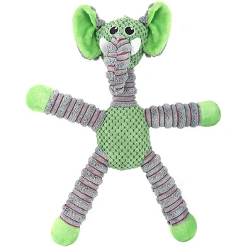 

Squeaky Plush Dog Toys, Stuffed Plush Chew Toys - Durable Dog Chew Toys for Puppy Small Middle Dogs Reducing Bore