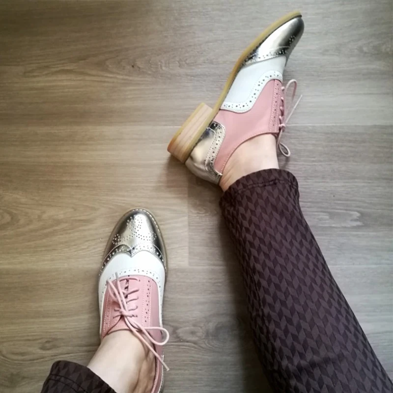 Genuine Leather Oxford Shoes Loafers For Women Sneakers Female Oxfords Luxury Flats Single Shoes women shoes casual shoes women sneakers women flats Woman Spring Summer