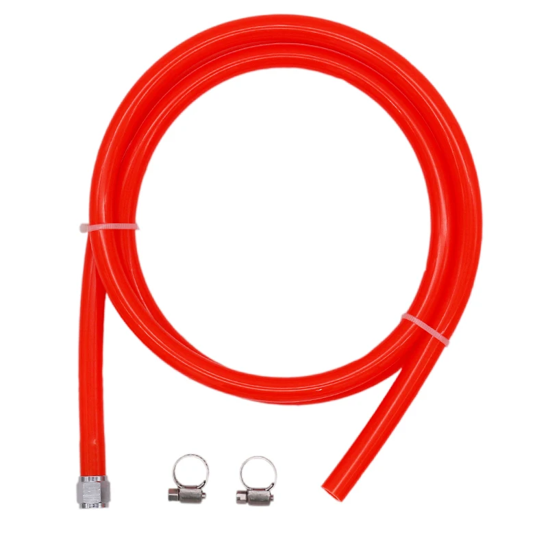 Кег для Домашнего Пива Газовая линия в сборе 5/1" ID x 1/2" OD 5ft(1,5 м) с MFL фитинг PU трубки 100 PSIBeer Kegging оборудование