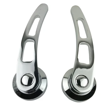 

1 Pair for Hot Rod Kustom Chevy Ford Chrysler 4 1/4" Door Handle Kit Chrome Billet Aluminum Classic Cars