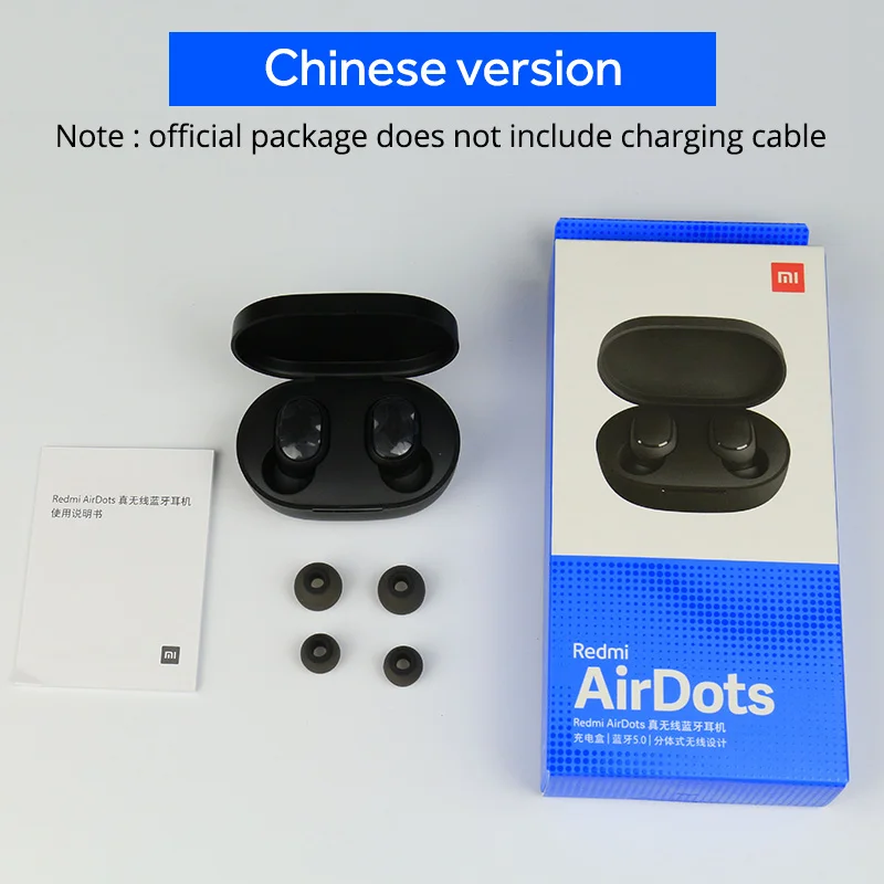 Chinese version Из России- Беспроводные наушники Redmi AirDots Глобальная версия - Цвет: Chinese version