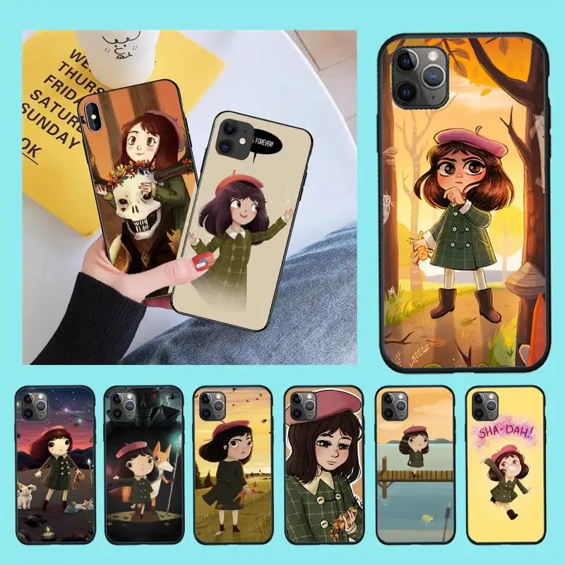 NBDRUICAI Adventure Game Little Misfortune TPU Soft Phone Case Cover for iPhone 11 pro XS MAX 8 7 6 6S Plus X 5S SE 2020 XR case | Мобильные