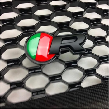 

ROLLSROVER Black R Style Front Bumper Grille Badge for XJ XF XE F-Pace XK R Badge Car Styling