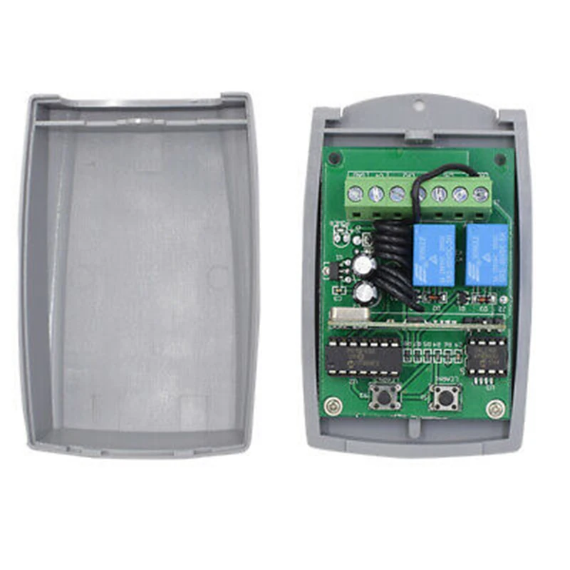 

Universal 433.92Mhz 2-Channel Remote Control Switch Receiver Motor 12-24V controller stable performance