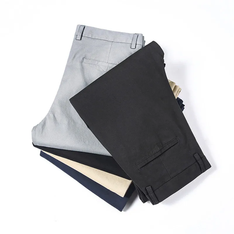 Wayelle Men's Pants Loose Straight Casual Autumn New Wide Leg Fat Trousers Cotton Stretch Fashion Large Size Solid Color Pants Wayelle Men's Pants Loose Straight Casual Autumn New Wide Leg Fat Trousers Cotton Stretch Fashion Large Size Solid Color Pants