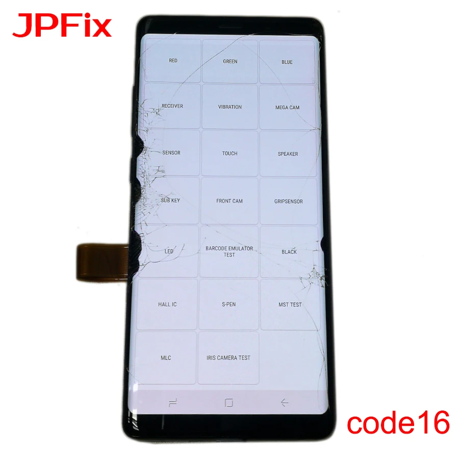 JPFix Super AMOLED для samsung Galaxy Note 8 N950FD стекло сломанный практика ЖК-дисплей сенсорный экран дисплей в сборе с рамкой
