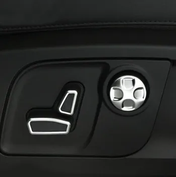 

Car-Styling Seats Waist Adjustment Button Switch Cover Trim 3D Stickers For Maserati Ghibli Levante Quattroporte Accessories