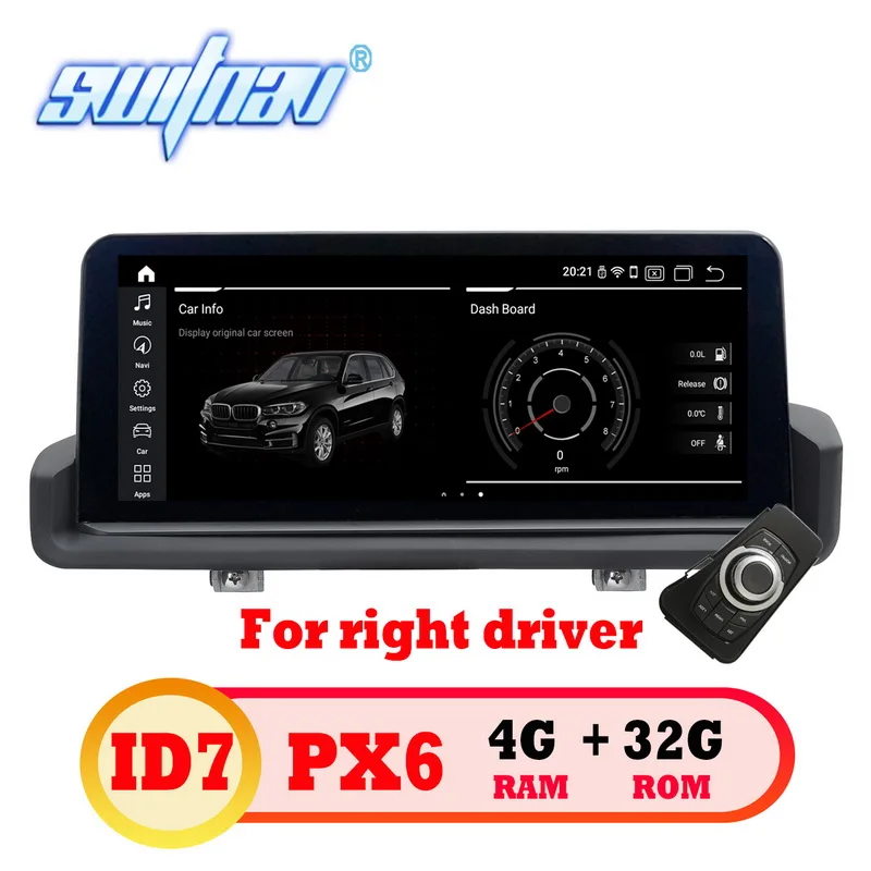 Switnav Android 9 0 4g 64g Автомобильный DVD для BMW E90 правого водителя с iprive плеером аудио
