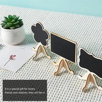 

25Pcs Wooden Handicraft Articles Small Blackboard Home Decoration for Decor