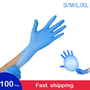 

20/100pcs Super Thin Flexible Disposable Rubber Gloves Disposable Experimental Operation Work Safety Gloves S/M/L/XL
