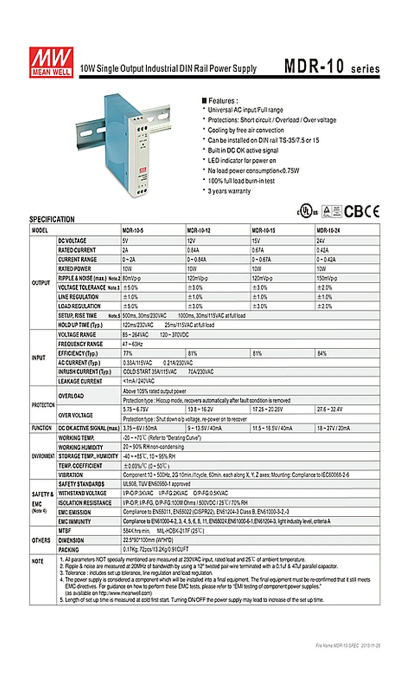 MDR-10 Power Supply (1)