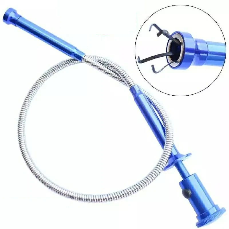 60cm Flexible Magnet Four Catch Pickup Tool Claw With LED Light Multi-fonction Magnetic Reach Grab Prongs Fetch Device