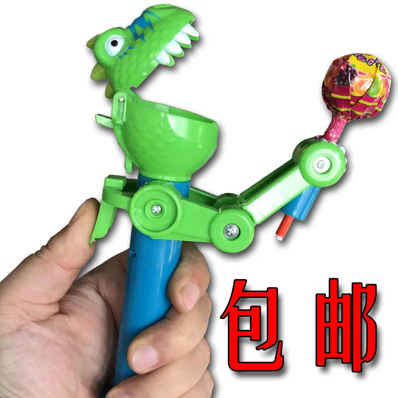 

Online Celebrity Style Dinosaur Lollipop Robot Children Eat Storage Useful Product Parent And Child Casual Educational Toy