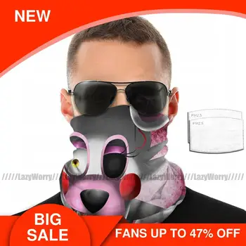 

Fnaf Foxy Mouth Face Mask Mangle Facial Mask Fashion Adult Lovely with Filters Mask
