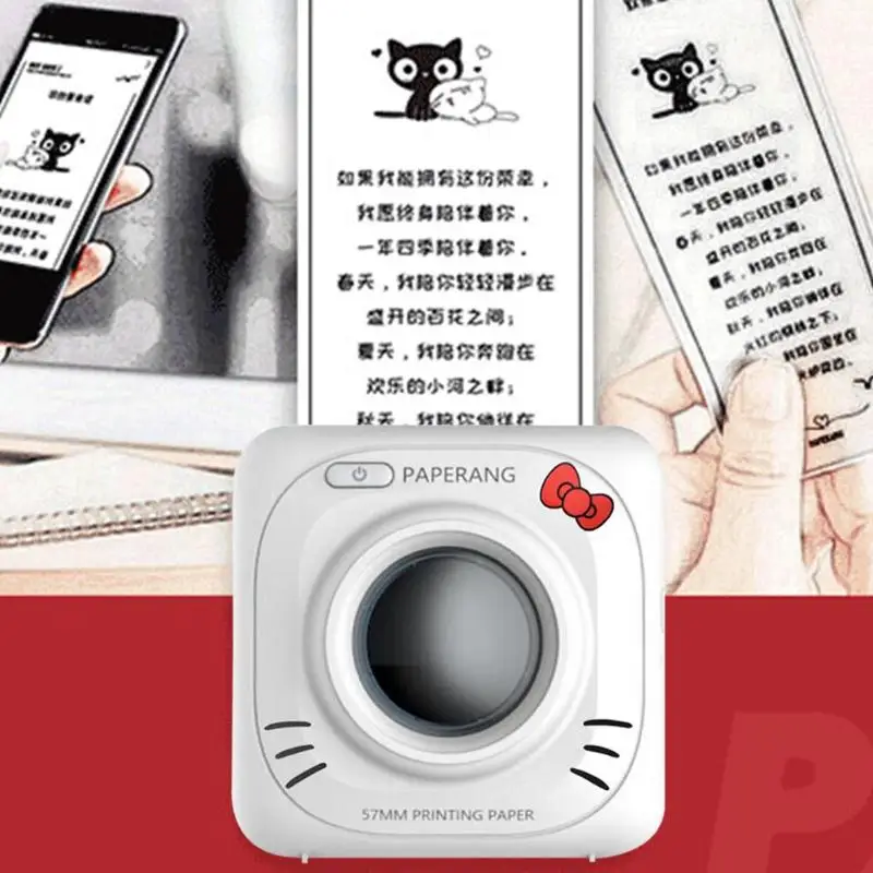 PAPERANG P1 Mini Bluetooth 4,0 тепловой фото телефон карманный принтер