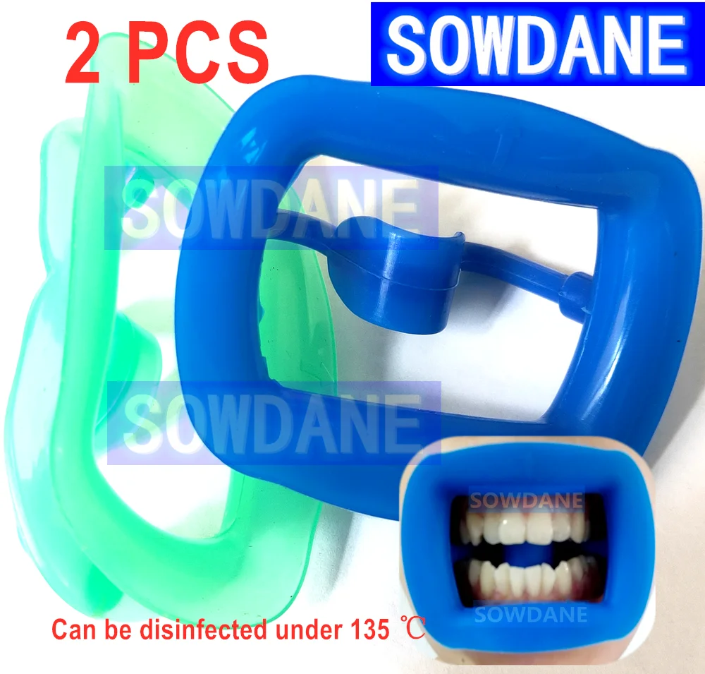 2pcs Dental Orthodontic Soft Silicone Cheek Retractor Tooth Intraoral