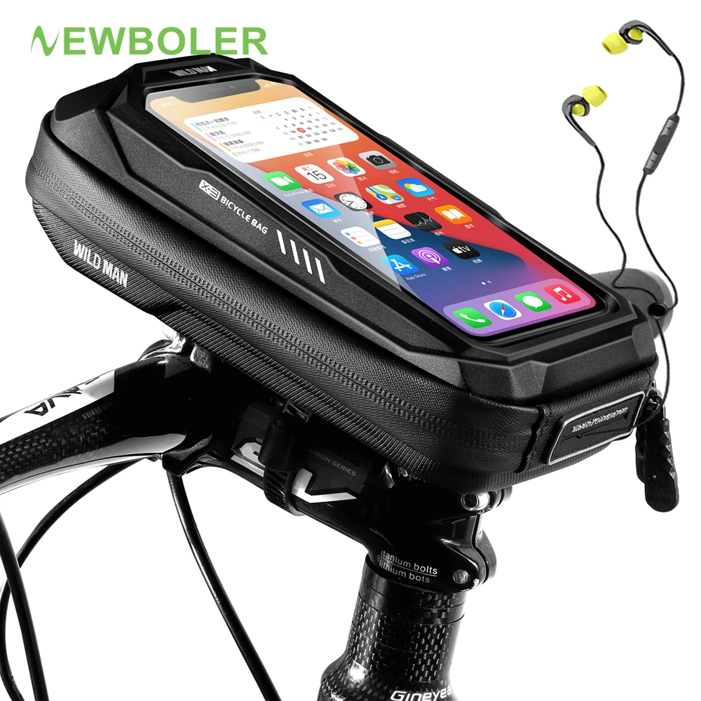 Bolsa para Manillar de Bicicleta Montaña, para Teléfono Móvil, Accesorio para Ciclismo, de 6,9 Pulgadas, Novedad|Colgador bicicleta| - AliExpress