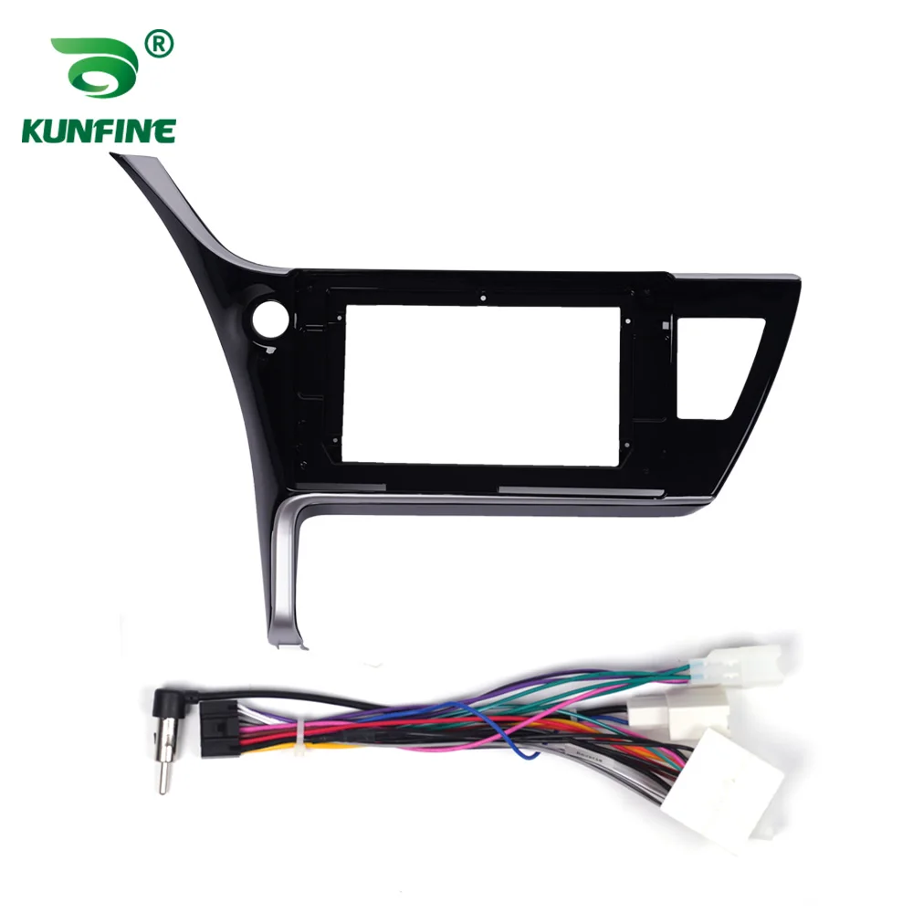 Toyota Corolla/Levin 2017-2019   GPS ׺̼ ׷  Fascias г  2Din 10 ġ    ũ 