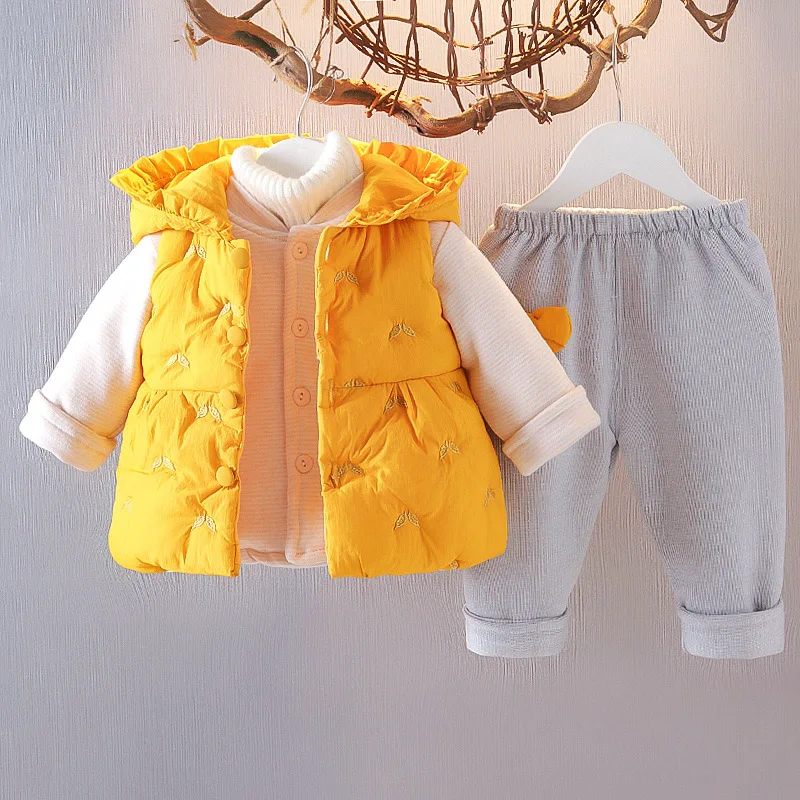   Ƿ Ʈ ܿ  ҳ ָ ĵ  +  Ʈ +  3Pcs 0-3   β Snowsuit