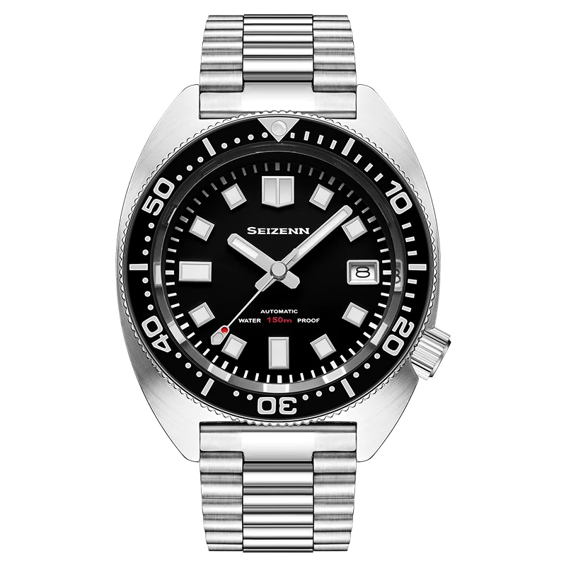 Мужские автоматические часы SEIZENN Diver 200 м 6105-8000 японские Nh35 с сапфировым корпусом |