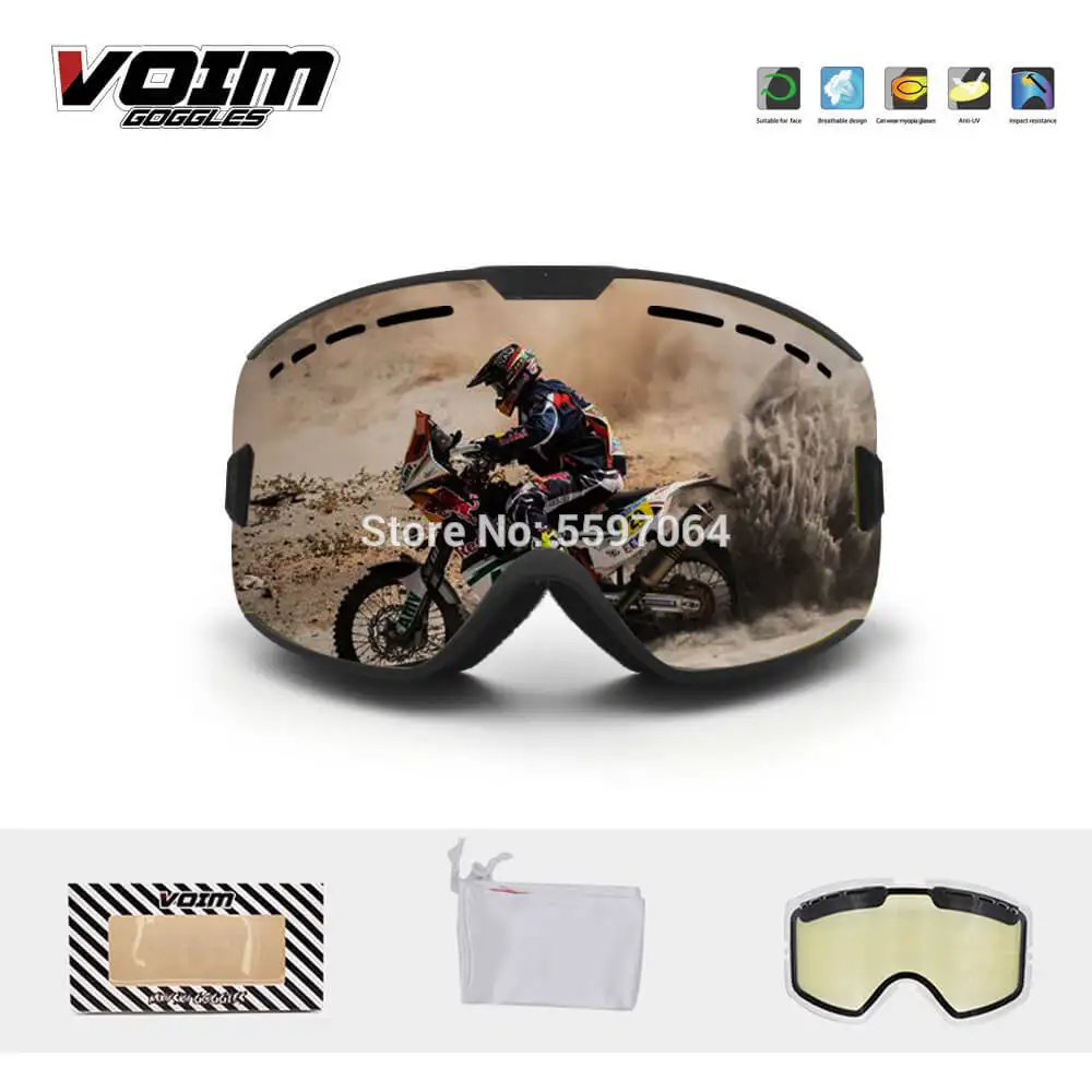 Мотоциклетные очки Анти туман MX защитные горные снежные Motocorss Cascos для катания на