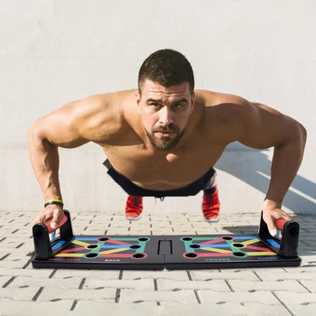 

Push Up Board Fitness Equipment Indoor Home Gym Sports Safe Stable Multi-part Muscle Group Exercise Training Man Women Keep Fit