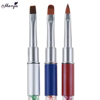 

3 Pcs Professional Nail Art Liner Painting Pen 3D Tips DIY Design Acrylic Liquid Powder UV Gel Brushes Drawing Kit Manicure Tool