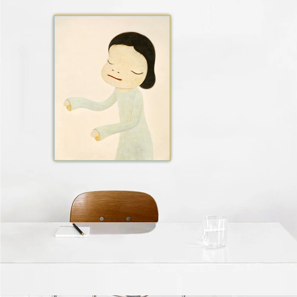 

Citon Yoshitomo NaraNight walkerCanvas Oil Painting Artwork Poster Picture Background Wall Decor Home Living room Decoration