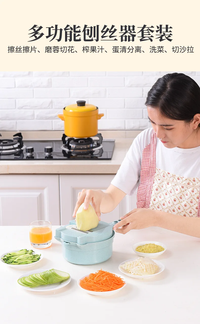 Ручная мясорубка+ Многофункциональный Овощной ручной измельчитель Мясорубка Миксер для пищевых продуктов Прямая с фабрики