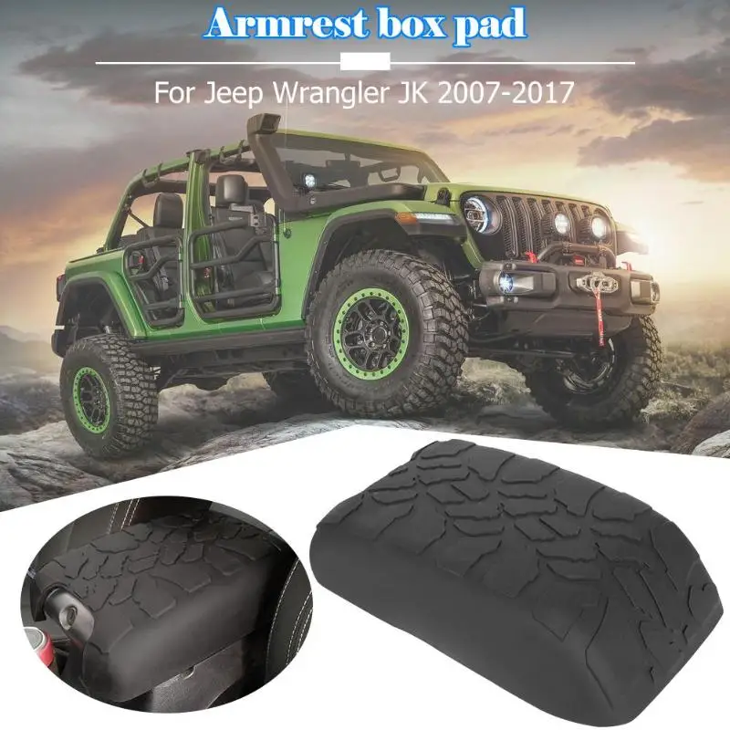 Подлокотник с рисунком протектора, подлокотник для консоли Wrangler JK 2007