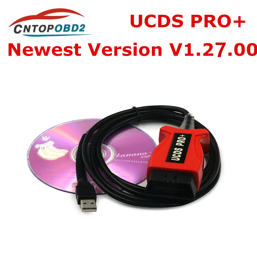 Профессиональный Диагностический кабель для Ford UCDS PRO + OBD2 v1.27 001 с 35 токенами