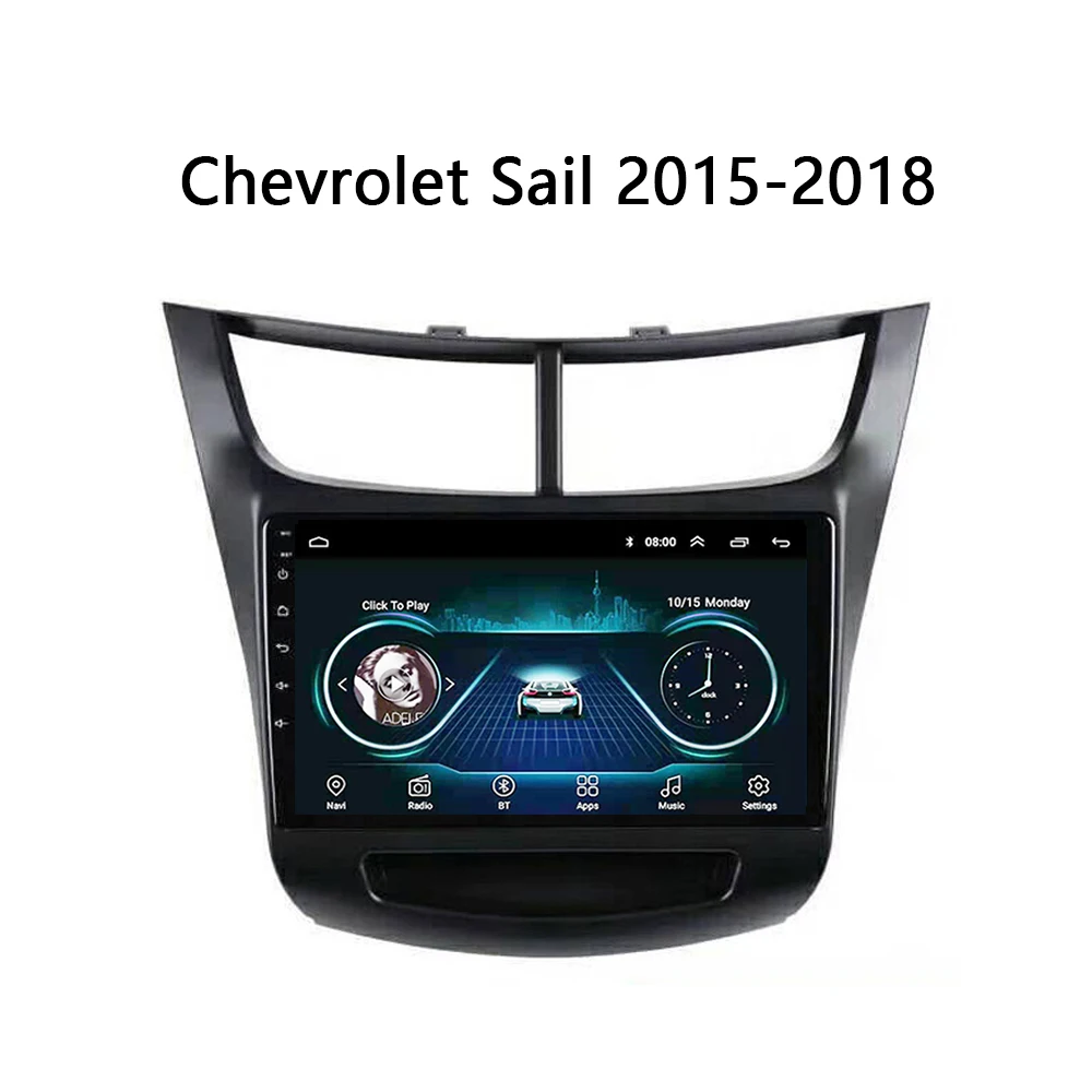 Android 8.1 9" car Radio for Chevrolet Sail- Head unit Vehicle Multimedia System audio stereo SWC TV WiFi no 2 din