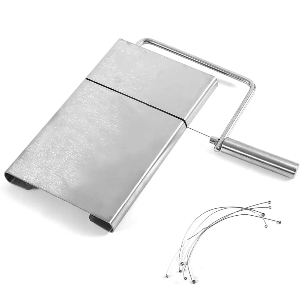 2018 New Stainless steel Eco-friendly Cheese Slicer Butter Cutting Board Butter Cutter Knife Board Kitchen Kitchen Tools