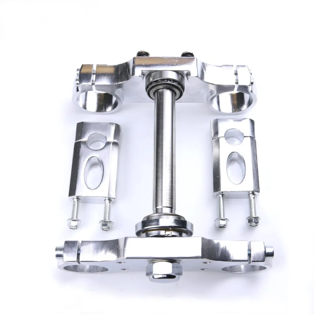 78 Triple Tree 22mm Handlebar Front Fork Shock Mount Clamps Bar Riser For 110CC 125CC 150CC SSR Pit Bike (15)