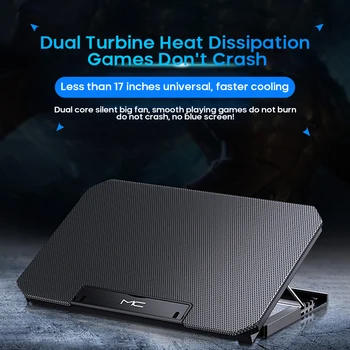 

USB Adjustable Laptop radiator ice-sealed air-cooled lifting Stand Computer cooling Stand Cooler Cooling Pad