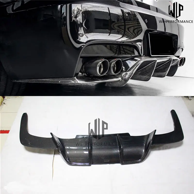 

F06 M6 High quality Carbon fiber Rear bumper diffuser lip For BMW F06 M6 6series V style body kit 13-16