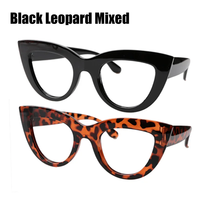 Black Leopard Mixed SOOLALA 2 шт очки для чтения «кошачий глаз» женские 1,0 1,25 1,75 2,0 2,25 до 4,0 оправа для пресбиопии Gafas Presbicia - Цвет оправы: Black Leopard Mixed