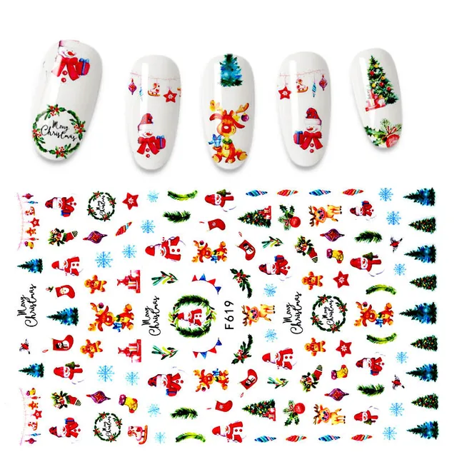 The New 3D Nail Sticker Cool English Letter stickers for nail Foil Love Heart Design Fashion Manicure Stickers A140292