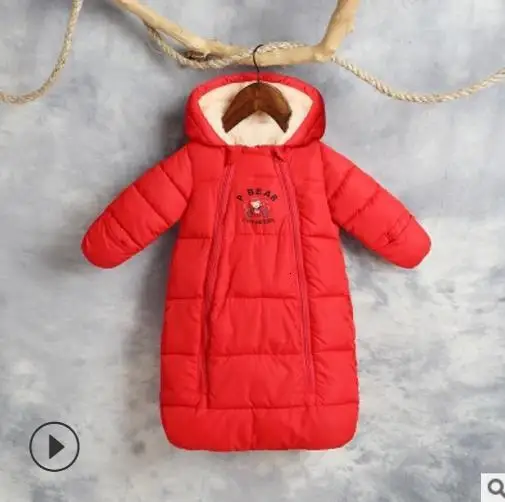 Baby sleeping bag winter sleeping bag winter sleeping bag new baby sleeping bag baby sleeping bag - Цвет: red