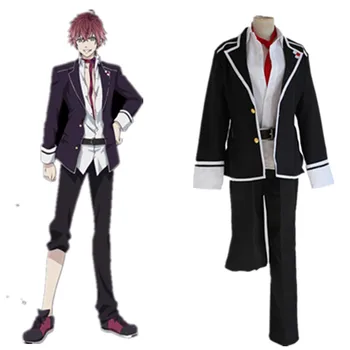 

Sakamaki Ayato Costume Anime DIABOLIK LOVERSSakamaki Raito Cosplay School Uniforms Halloween Party Clothes Outfit pants Suit