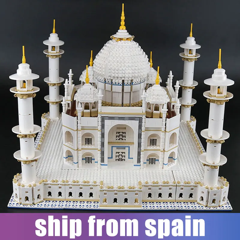 

17008 The Taj Mahal Set Model Building Blocks Bricks Educational Toys Compatible With 10256 10189 Birthday Gifts For Kids