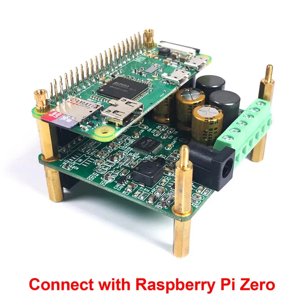 Rpi HiFi AMP Hat совместим с Raspberry Pi 4 Zero W 3B +|Аксессуары для демонстрационных стендов| |