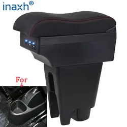 Para peugeot 107 braço para citroen c1/toyota etios aygo bj caixa de apoio de braço acessórios do carro loja interior peças detalhes usb