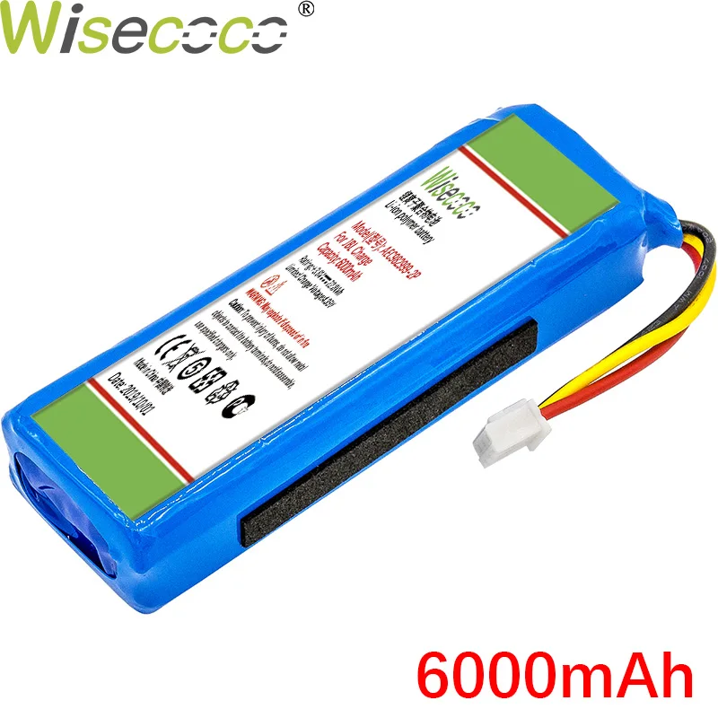 Wisecoco AEC982999-2P 6000 мАч аккумулятор для J BL заряда высокого качества