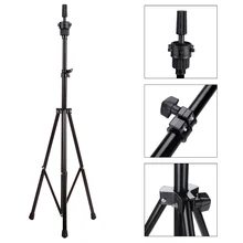Abody Adjustable Tripod Stand Clamp Wig Tripod Stand Hair Mannequin Training Head Holder Salon Hairdressing Mannequin Holder