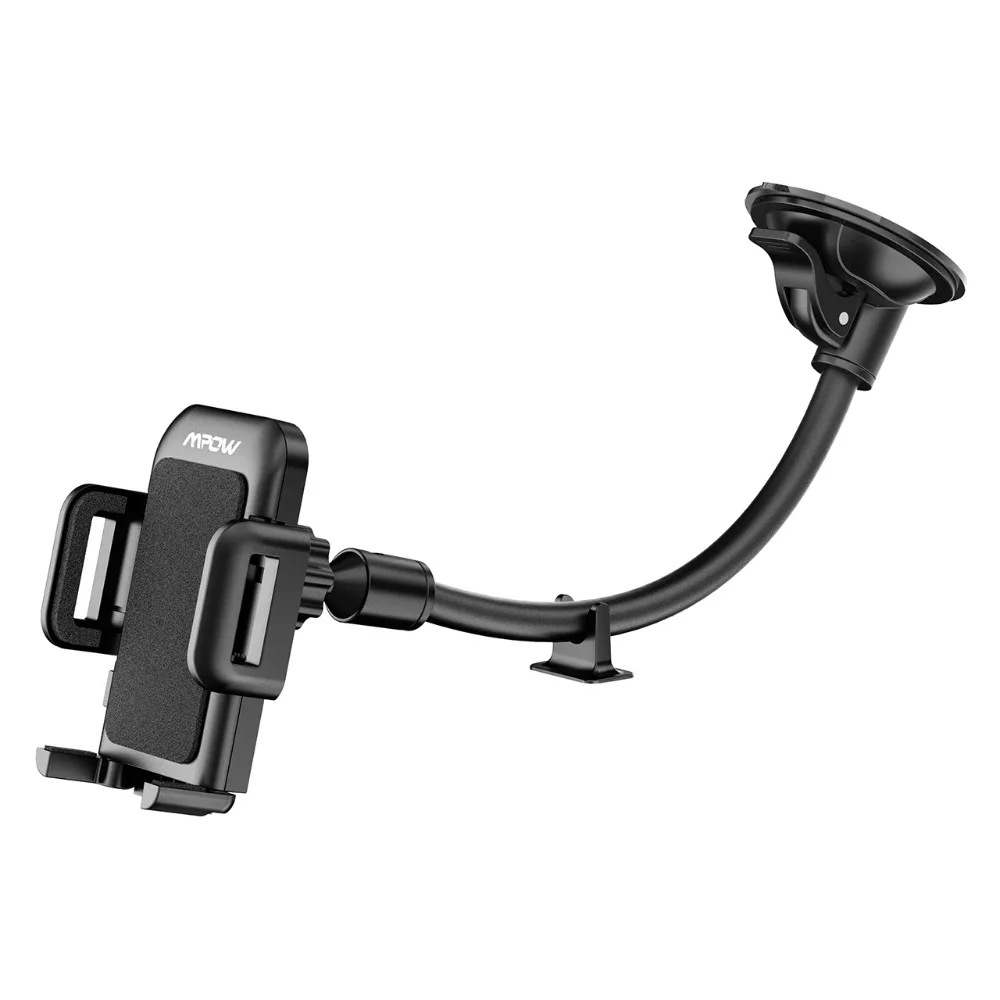 Mpow 033A Universal Cellphone Mount Stand Long Arm Windshield Dashboard Car Phone Holder Flexible Adjustable GPS Holder For Car (8)