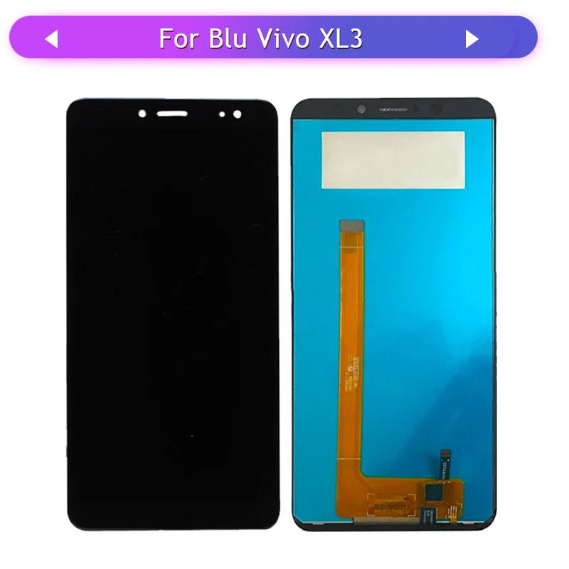 Бесплатная доставка 100% тестирование для Blu Vivo XL3 ЖК-дисплей сенсорный экран
