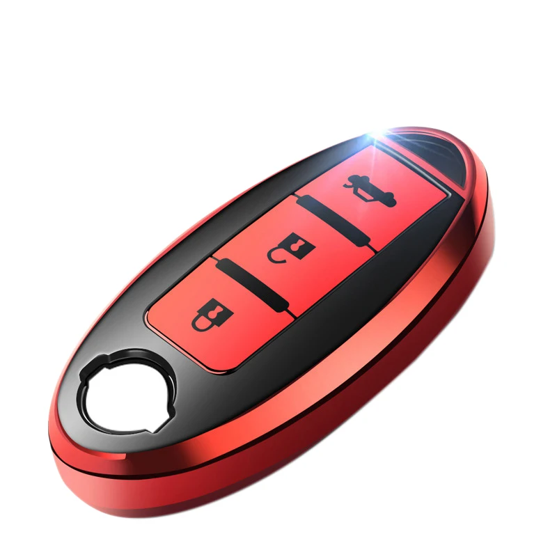 

Car Key Case TPU All Inclusive Three Button Key Protector Cover for Nissan Qashqai J10 J11 X-Trail T31 T32